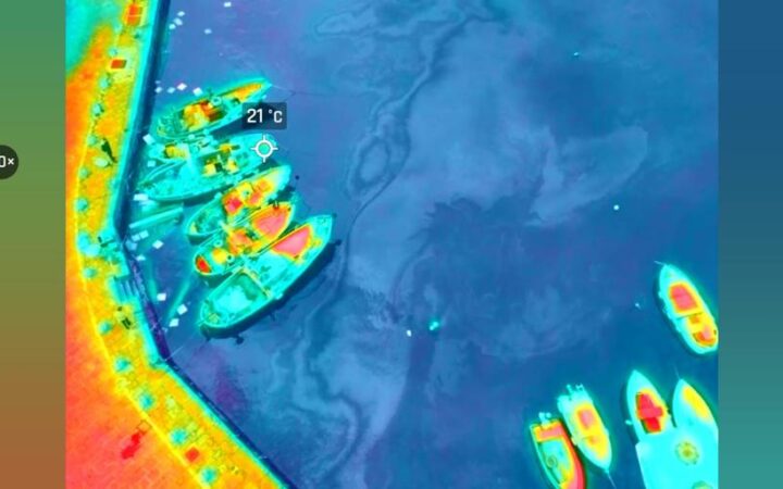 sversamento portici - mappa termica