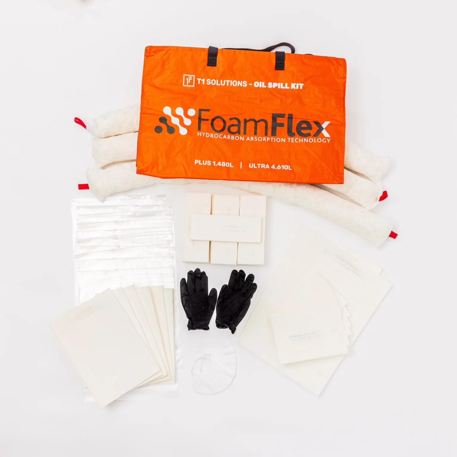 oil spill kit plus - components