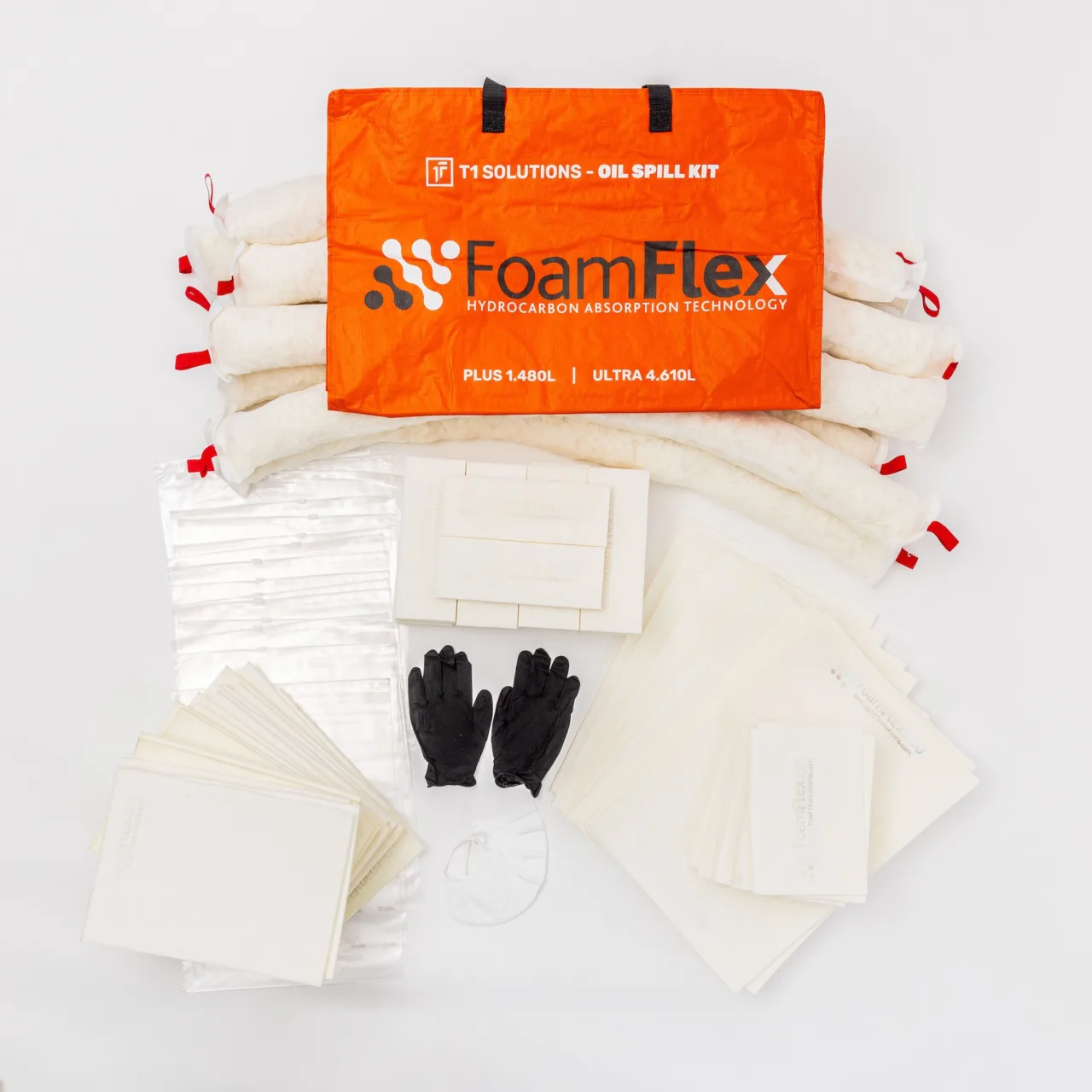 Oil spill kit ultra - components